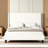 Schauer Corduroy Upholstered Wingback Bed, Metal Frame , Plywood Slats, No Box Spring-2100882974-2116114349