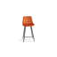 Cristopher Upholstered Counter Stool with Metal Frame-1786545402
