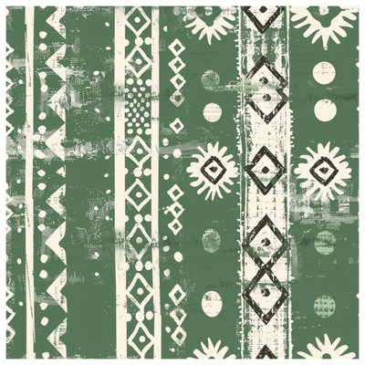 Green Geometric Tribal Duvet Covers