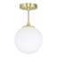 Plafonnier semi-encastré 1 lumière Andren-1115016047