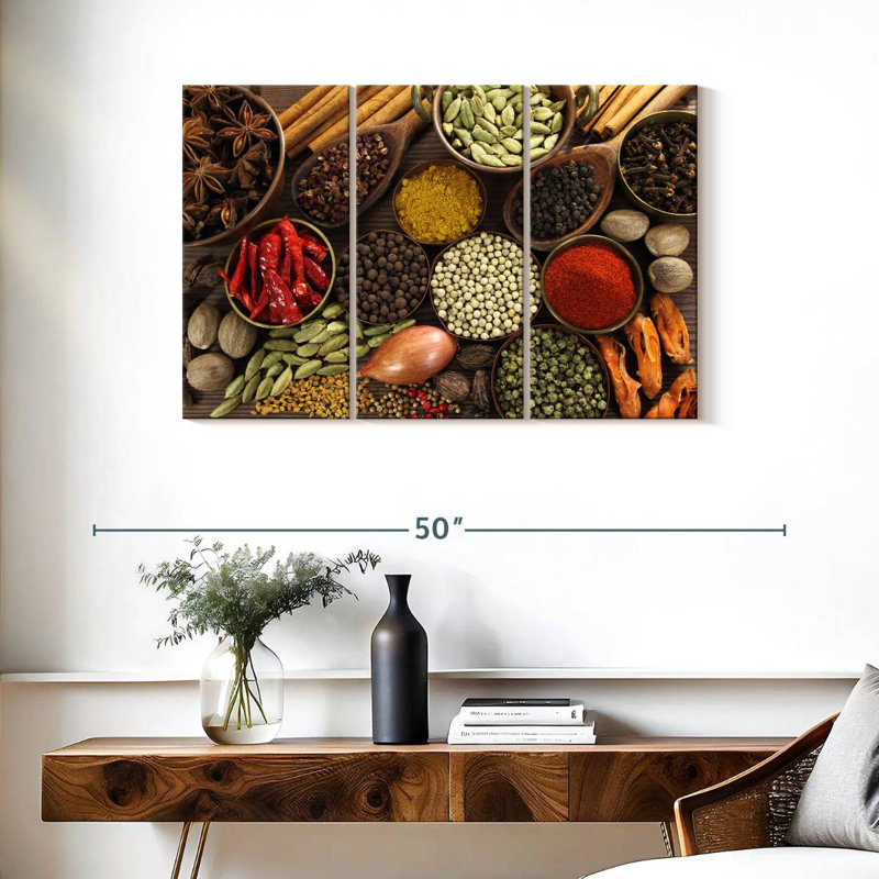 Yarlin Natural Spices, 24" H x 38" W
