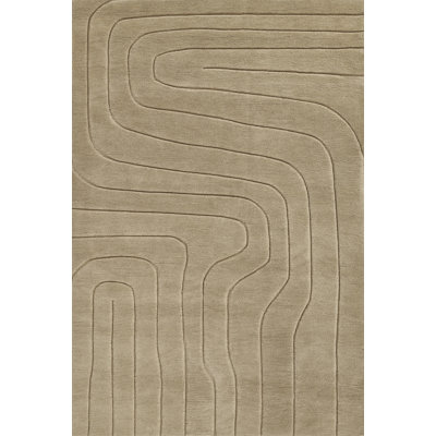 Aelin Hand-Tufted Wavy Wool Rug