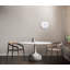 Horloge murale Dome35 (13,8 ") blanc arabe-69174709