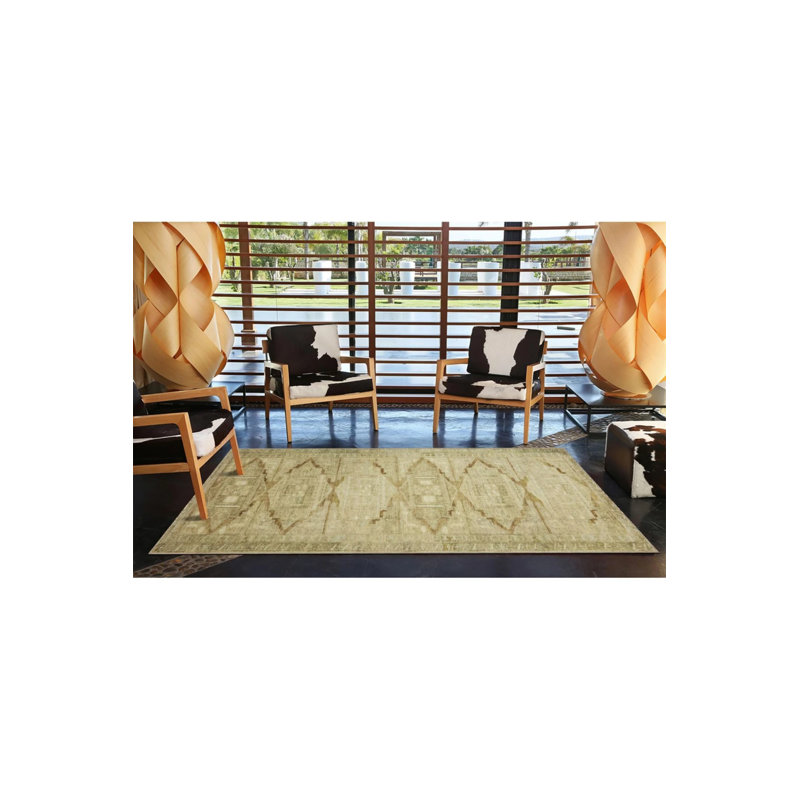 Crisscross Starry Floral Traditional Woven Base Washable Rug, Round 3'4"