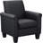 Alrun Upholstered 29" Wide Faux Leather Armchair-1836319326