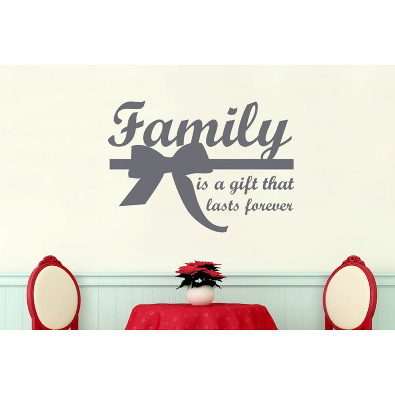 Wall Decal, Grey, Large