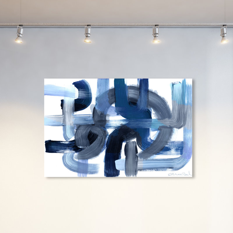 «Abstract More Than Hope» - reproduction d'art, Toile tendue, H 36 po x l 54 po x P 1,5 po