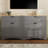 Farmhouse TV Stand With 2 Drawers For Tvs Up To 70", Versatile Wood Grain Sideboard With Adjustable Shelves, Mid-Century Buffet Cabinet With Rustic Handles For Living Room/Bedroom-732185796