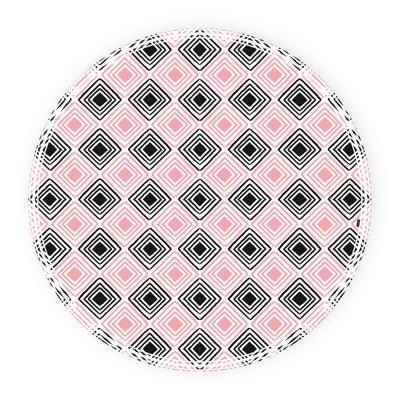 Harlem Non-Slip Geometric Indoor Doormat
