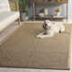 Auckland Bamboo Slat/Seagrass Natural/Beige Area Rug