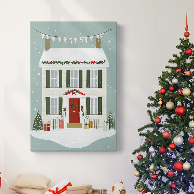 Art des Fêtes de Noël - Toile tendue avec châssis XXL III, H 18 po x l 12 po