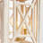 1 - Light White Washed Square/Rectangle Pendant