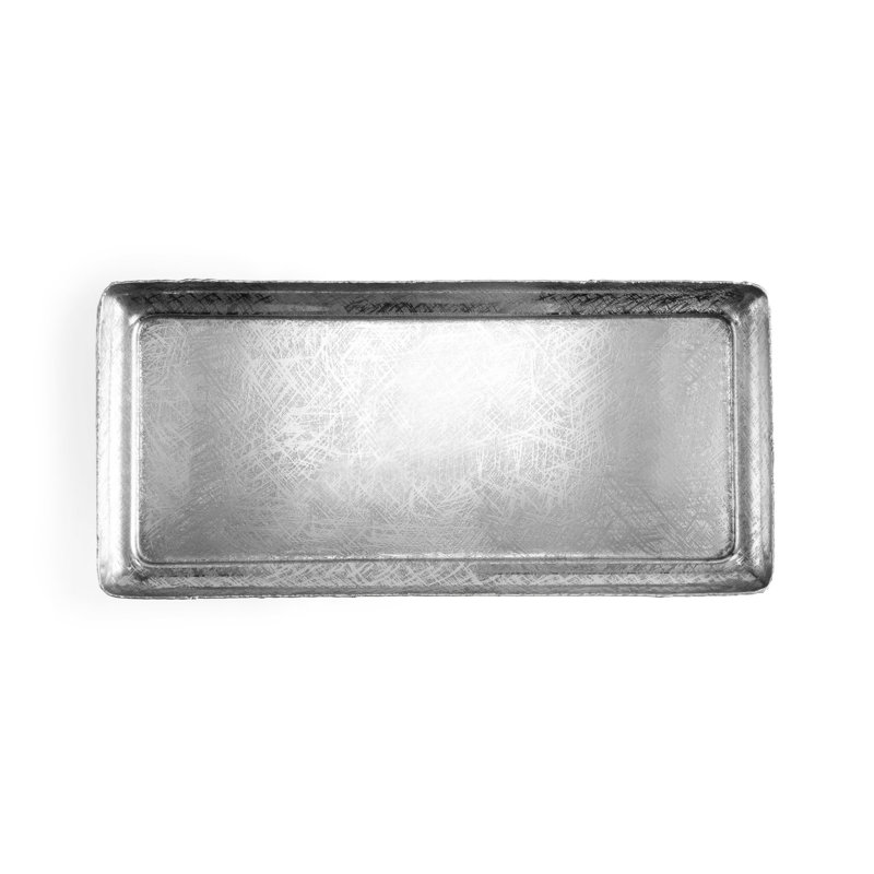 Butterfly Ginkgo Footed Tray, 6.75" H x 18" W x 12" D