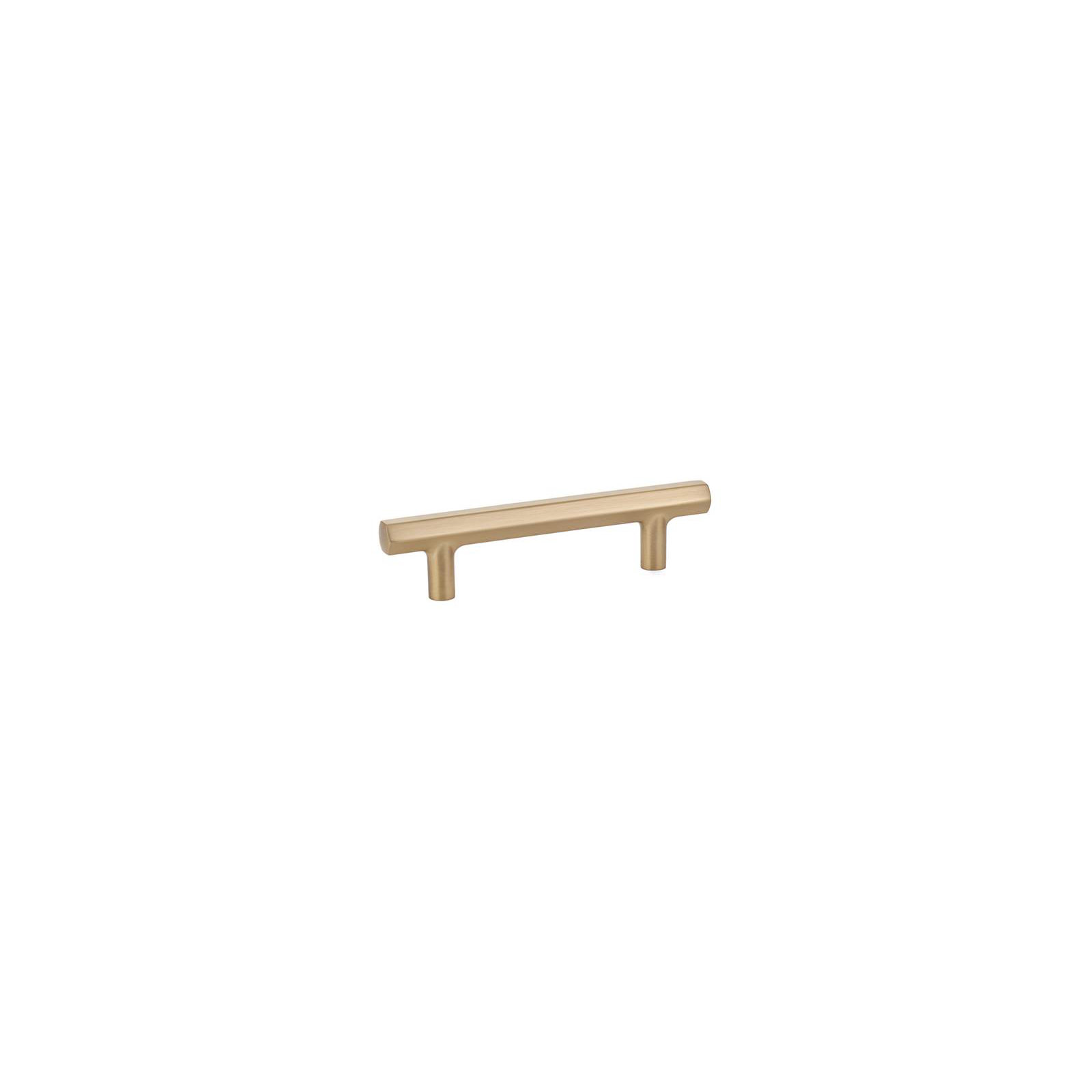 Emtek Mod Hex Cabinet Pull, Satin Brass, 3.5"