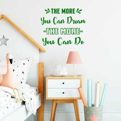 Text & Numbers Non-Wall Damaging Wall Decal