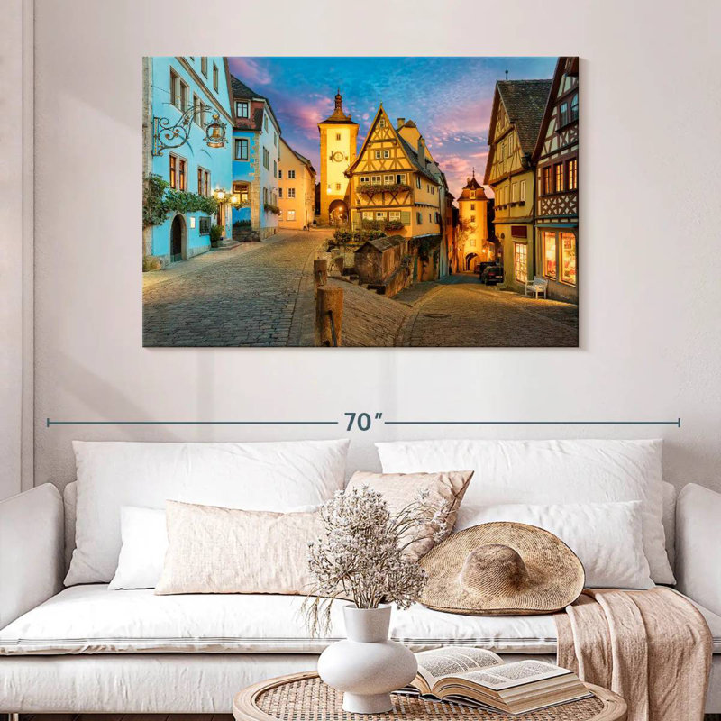 Lilie Rothenburg-sur-la-Tauber, H 32 po x l 48 po
