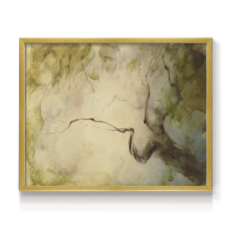Verdant April - reproduction encadrée - réversible, Doré, H 16 po x l 20 po