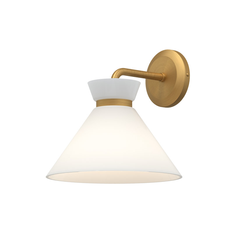 Dimmable Bath Sconce, Brushed Gold