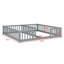Double Floor Bed With Fence, Guardrails-1220571450