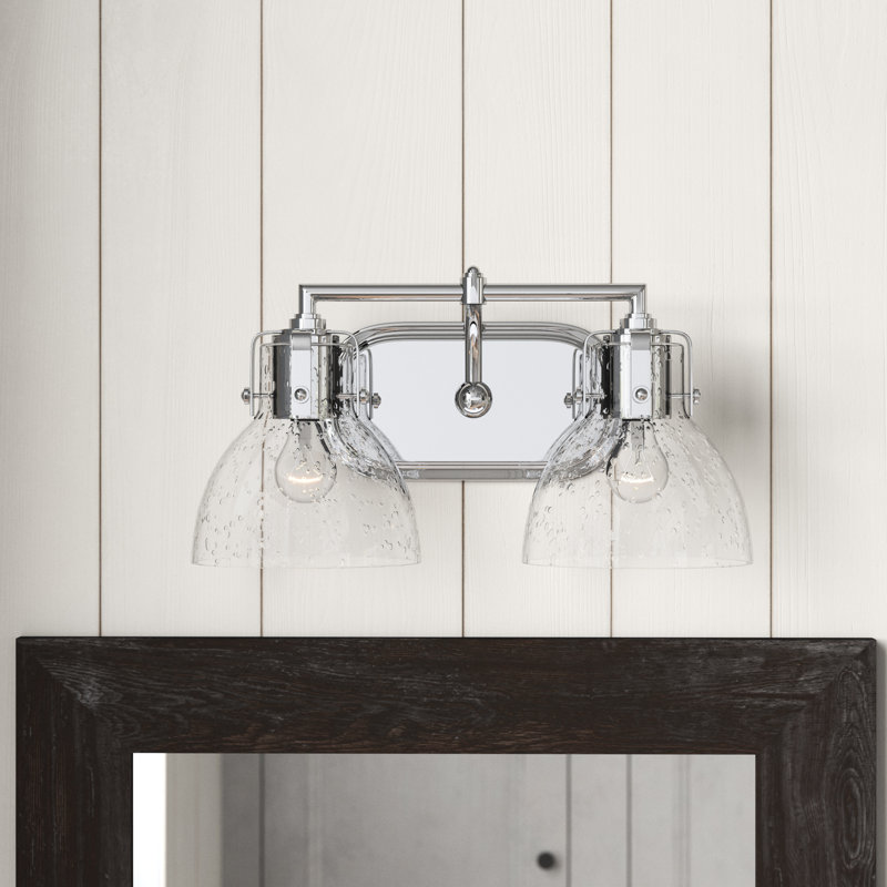 Dolan 2 Light Seeded Dimmable Vanity Light
