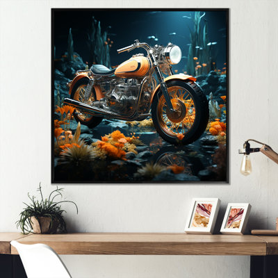 " Rustic Motocyle Bike Memory "