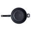 Wok anti-adhésif en céramique de 12,6 pouces Fissler Ceratal Comfort, noir orbite, fabriqué sans Pfas