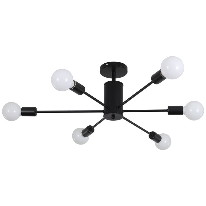 8 - Light Matte Black Pendant