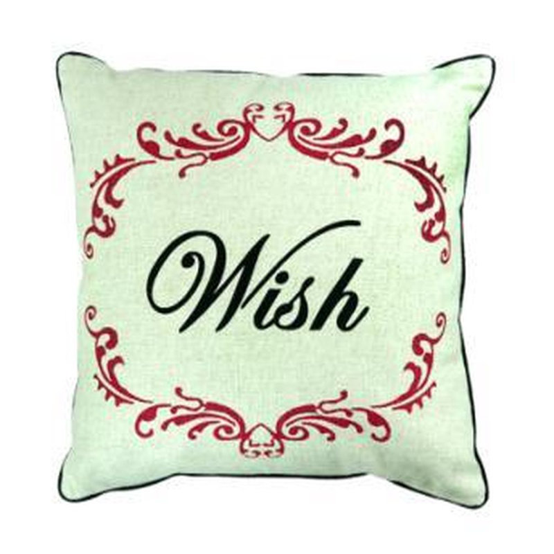 Coussin décoratif voeu, Plumes