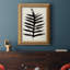 Toile encadrée de qualité supérieure Fern Silhouette III - prête à être accrochée-2076388370