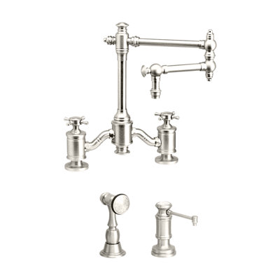 Towson Bridge Faucet - 12" Articulated Spout