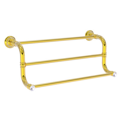 Carolina Crystal 18'' 3 Towel Bar