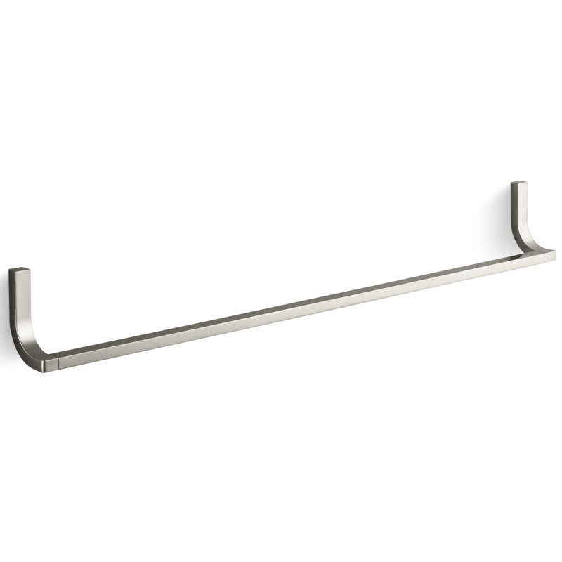 Porte-serviettes mural Loure®, Nickel brossé éclatant, L 30 po