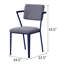 Chaise de bureau rembourrée à dossier ouvert-728041328
