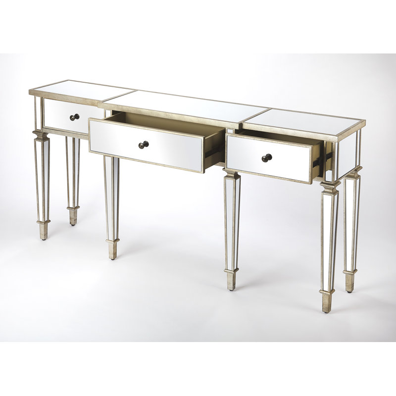 Elis Mirrored Console Table