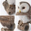 Figurines de collection hibou de jardin pour l'extérieur - bureau de décoration d'intérieur de table de collection 11 po x 4,5 po x 5 po