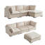 Canapé modulaire rembourré 4 pièces Romy-1269838292