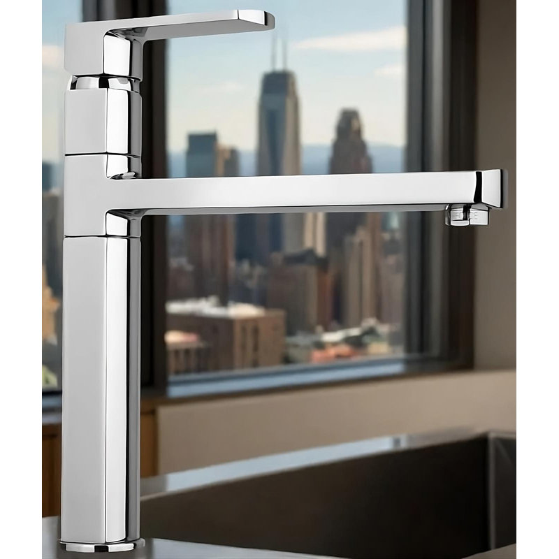 Ovo Single Lever Monobloc Kitchen Mixer Tap, Chrome