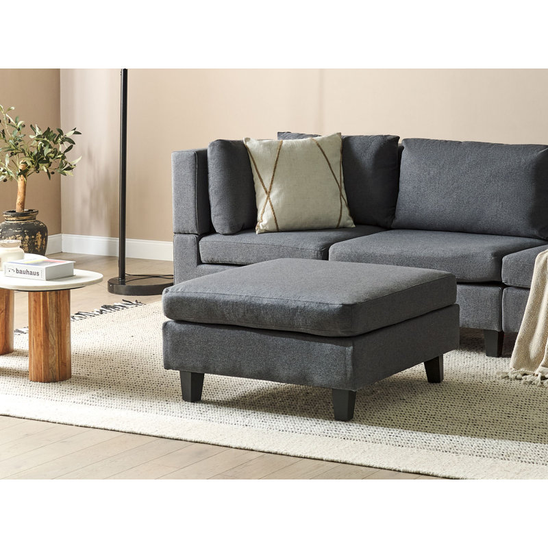 UNSTAD 76cm Wide Standard Ottoman, Dark Grey