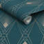 Geometric Metallic Wallpaper Double Roll-912193326