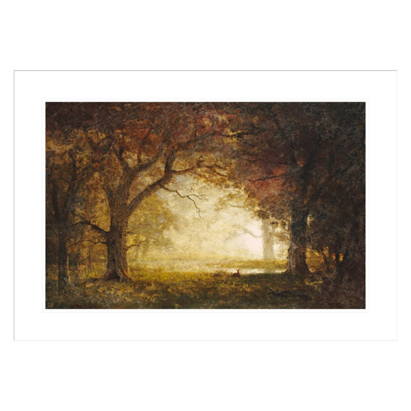 «Forest SunriseAlbert Bierstadt», impression giclée sur cadre, H 21,38 po x l 29,5 po