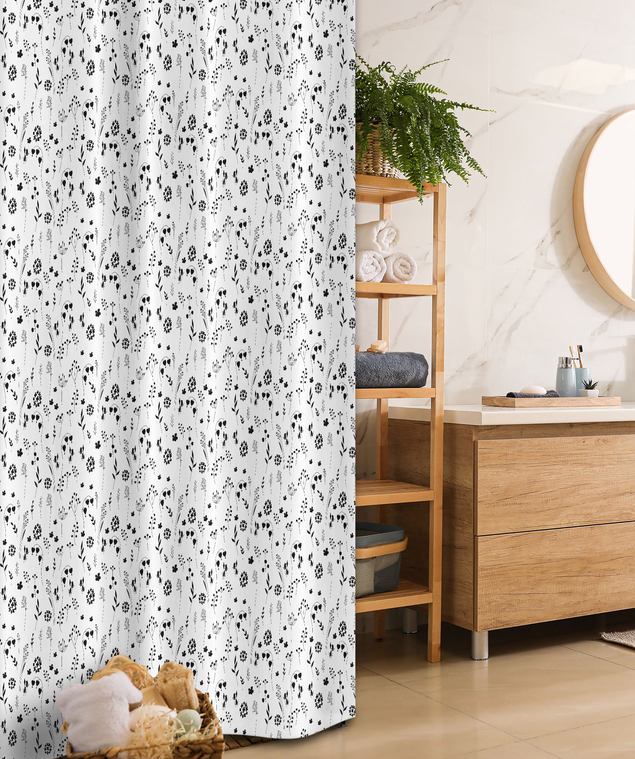 Stall shower best sale curtain