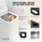 23l Luxury Bucket Towel Warmer, Large Capacity, Led Display, Adjustable Timer, Flip-top Lid, Child Safe, Auto Shut-off