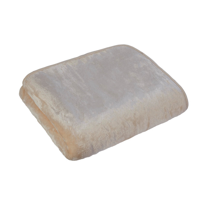Ajda Standard Throw Blanket, Cream, 59cm W x 79cm L