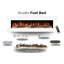 Evolution Fires 241.3cm W White Electric Fireplace with 5000 BTU
