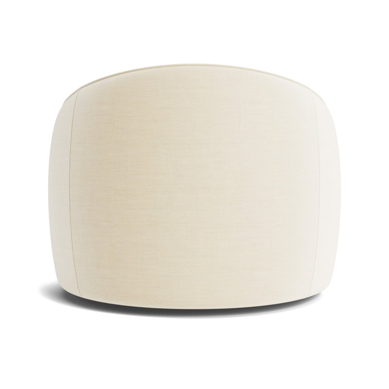 Giselle Full Swivel Chair, Performance Linen - Cream