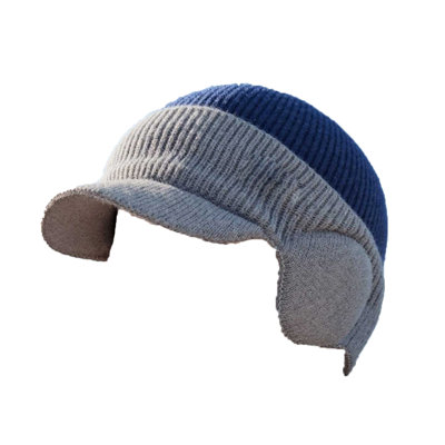Knitted cap Men's Winter Knitted Earflap Hat