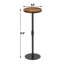 Table basse ronde sur pied de 70 cm de hauteur, petite table basse-941218790-941218787-941218786