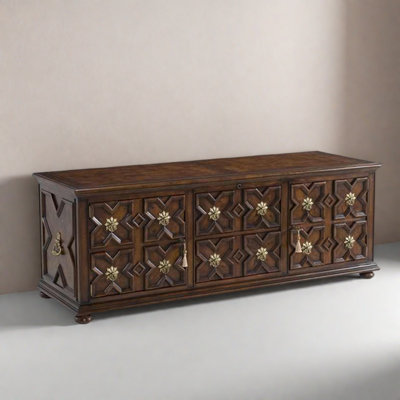 Brown Vintage TV Cabinet