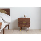 Simple Solid Wood End Table