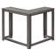 Console grise moderne - Meuble étroit d'appoint pour chambre ou entrée, idéal pour les petits espaces
